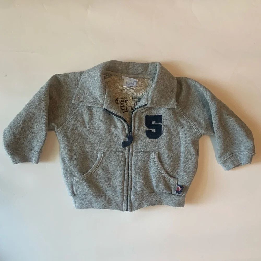 6 months Grey Football Jacket - Picture 2 of 5